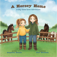 A Horsey Home Hardcover Book