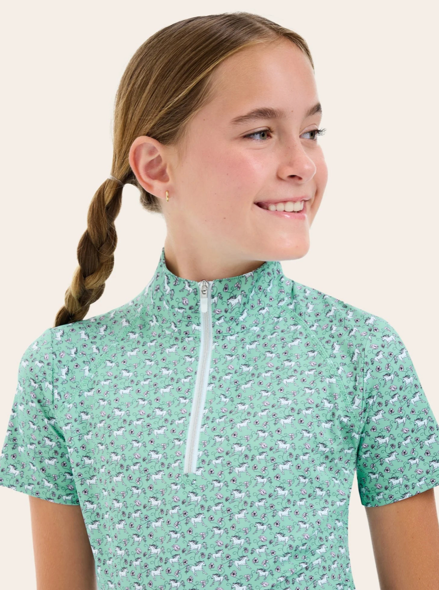 Lucy Jr 1/4 Zip Top from R.J. Classics