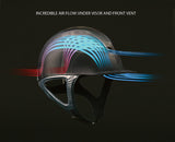 Samshield Miss Shield Shadow Matt Helmet w/RG trim/blazon