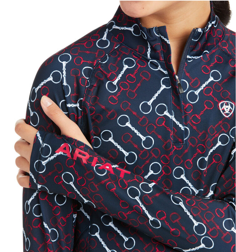 Ariat Kids Lowell 2.0 1/4 Zip Baselayer Top