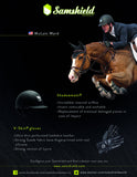 Samshield Miss Shield Shadow Matt Helmet w/RG trim/blazon