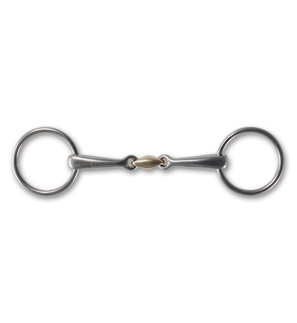 Stubben Steeltec Loose Ring Snaffle Bit