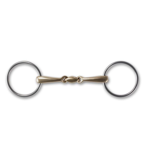 Stubben Steeltec Sweet Copper Loose Ring Snaffle Bit