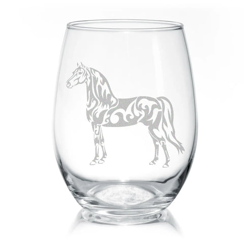 Stemless Wine Glass from Classy Equine