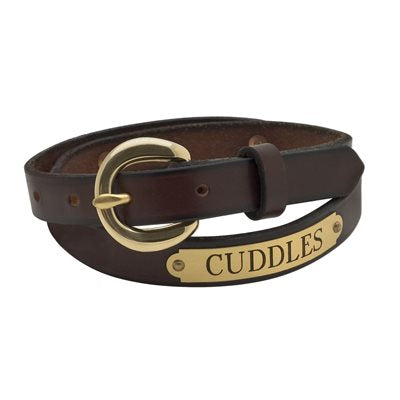 Perri’s Leather Belt with Plate