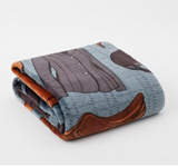 Equestrian Print Fleece Blanket