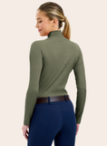 Joelle Mock Neck Shirt from R.J. Classics
