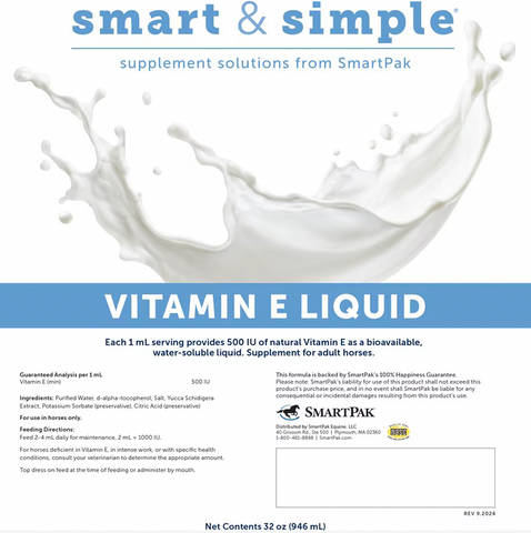 Smart & Simple® Vitamin E Liquid from SmartEquine