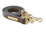Perri's Leather Lead w/Brass Plate