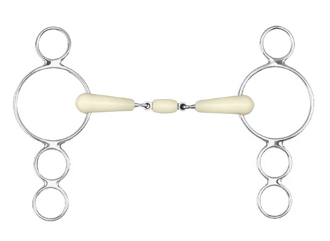 Happy Mouth® 3-Ring Double Jointed Mouth Gag Bit