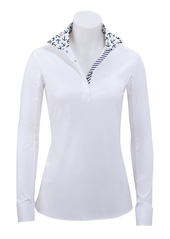 RJ Classics Rebecca Shirt w/ Anchors Trim