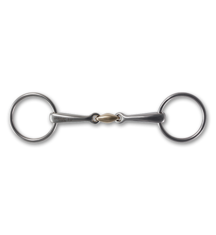 Stubben Steeltec Loose Ring Snaffle Bit